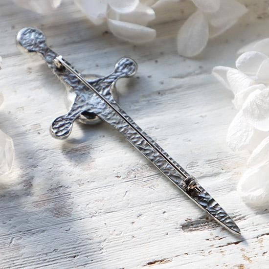 アンティーク　フリーメイソン　ブローチ　剣 剣のブローチ「フリーメイソン」- 海福雑貨通販部