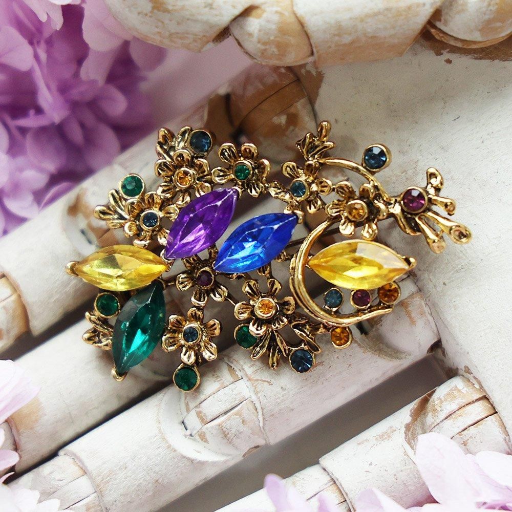 ミニチュアショーケース - ブラウン（フラット）「鉱物詰め合わせ