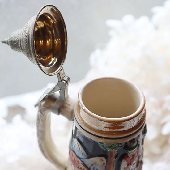 旧西ドイツ製 陶ビアカップ - 海福雑貨通販部