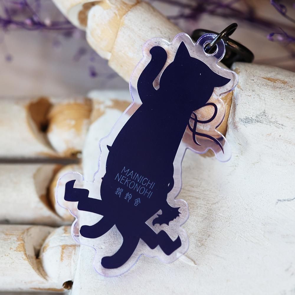 銀鉤舎アクリルキーホルダー「招き猫・鯛」 - 海福雑貨通販部