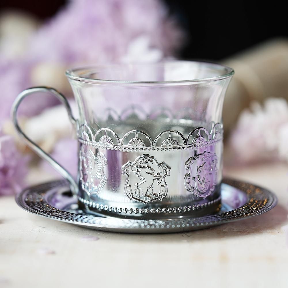 レトロ怪物柄カップ&ソーサー - 海福雑貨通販部