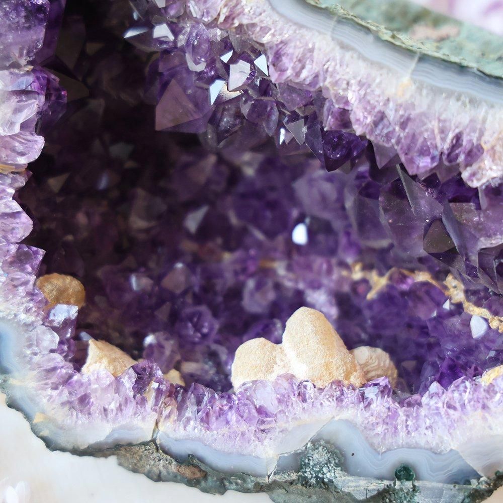 特大サイズ アメジストジオード 直径約14cm3.8kg 特大】アメジスト ジオード01◇Amethyst Geode◇天然石・鉱物