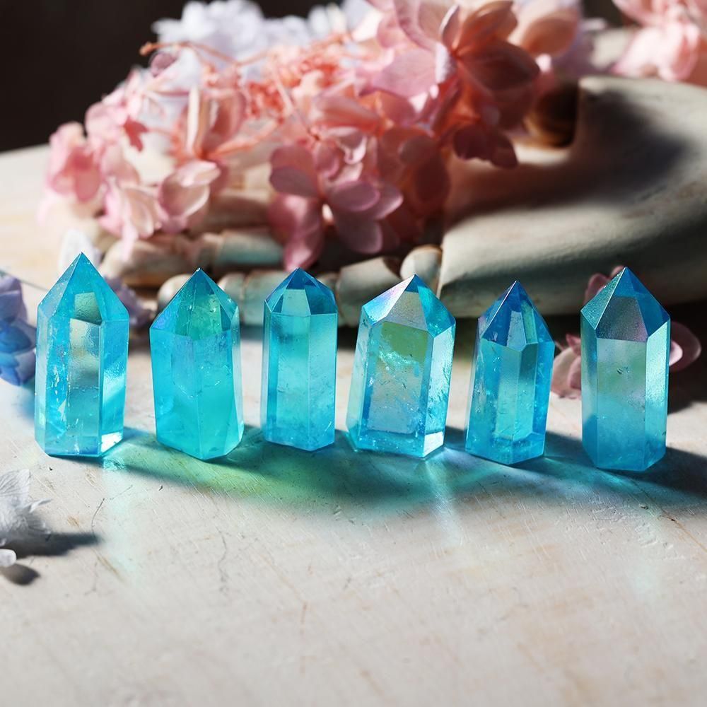 アクアオーラ水晶ポイント3個セット - 海福雑貨通販部