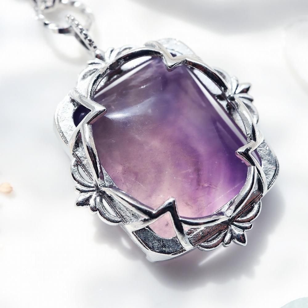 flame fluorite necklace - 海福雑貨通販部