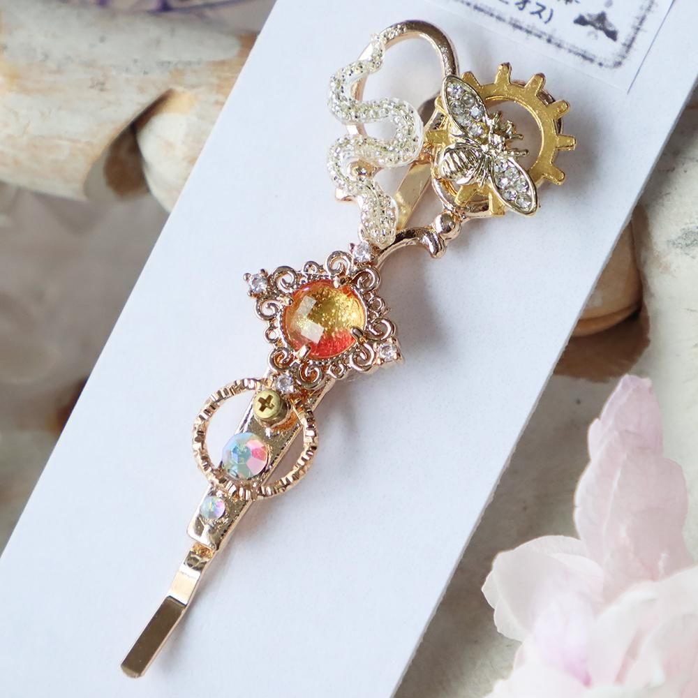 ミケミケ様ヘ アイヌ髪止めゴム 3個セット MUCHA】トリポリの姫君イルゼバンズクリップ(ヘアアクセサリー