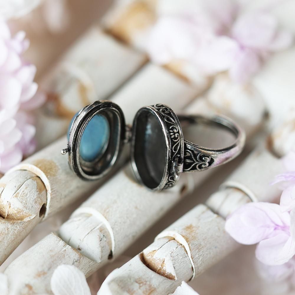 アクアマリンのロケットリング - 海福雑貨通販部