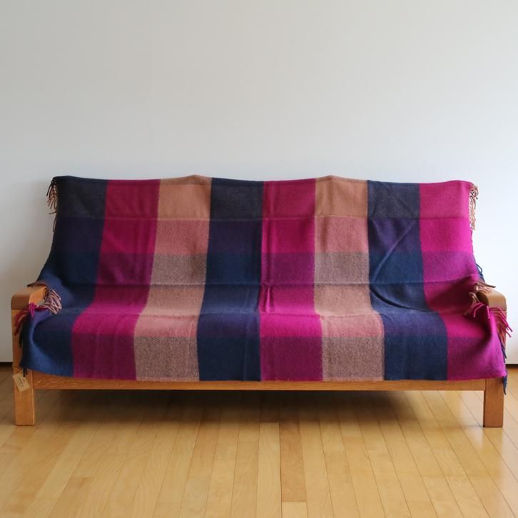 KLIPPAN（クリッパン）スロー 〈イネス・ボルドー〉 シングルサイズ