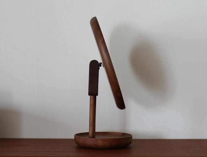 【美品】BENCA ベンカ アネモネ 卓上ミラー オーク材 ANEMONE Vanity mirror | BENCA, 木工用品, 大川家具, 立野木材