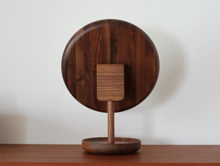 【美品】BENCA ベンカ アネモネ 卓上ミラー オーク材 BENCA ANEMONE Vanity mirror（ベンカ アネモネヴァニティ