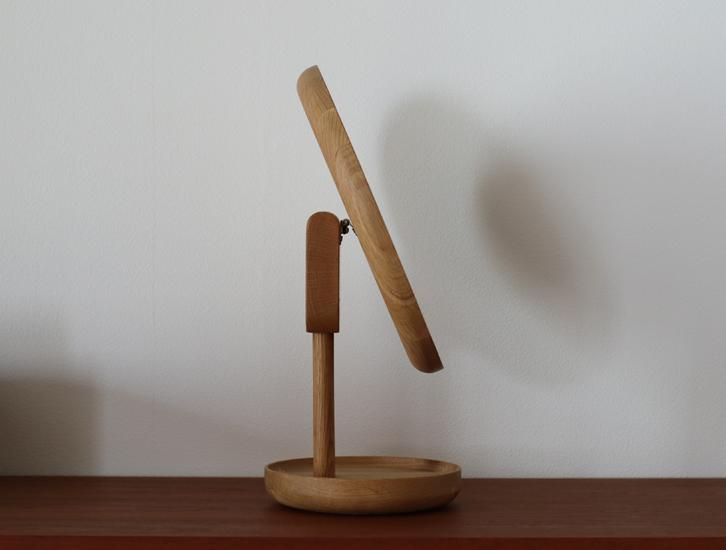 【美品】BENCA ベンカ アネモネ 卓上ミラー オーク材 ANEMONE Vanity mirror | BENCA, 木工用品, 大川家具, 立野木材工芸