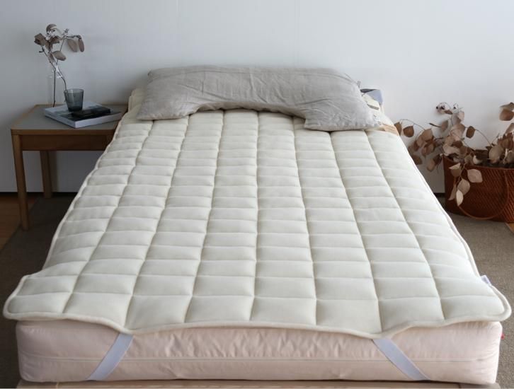 ウールベッドパッド billerbeck社（ビラベック）クイーンサイズ