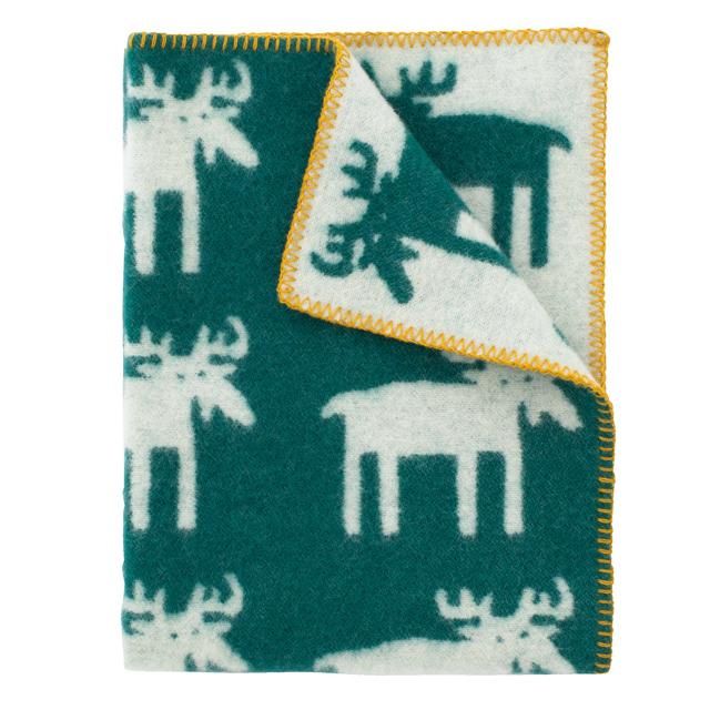 新品 クリッパン ウールブランケット グリーン KLIPPAN（クリッパン）ウールブランケット 〈シャーンスンド