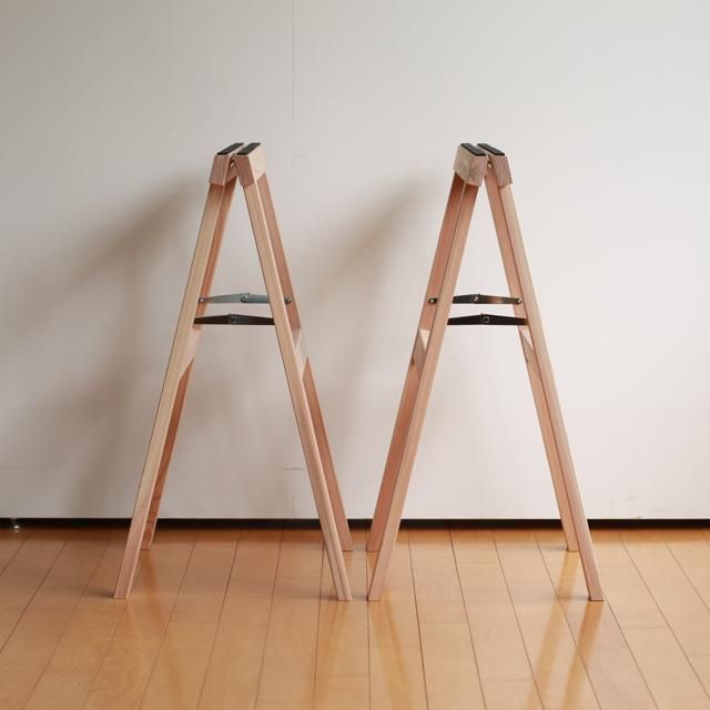 【美品】ウッドスタンド　折りたたみ式　2脚 楽天市場】【10/21-マラソン限定 全品P10】ウッドスタンド