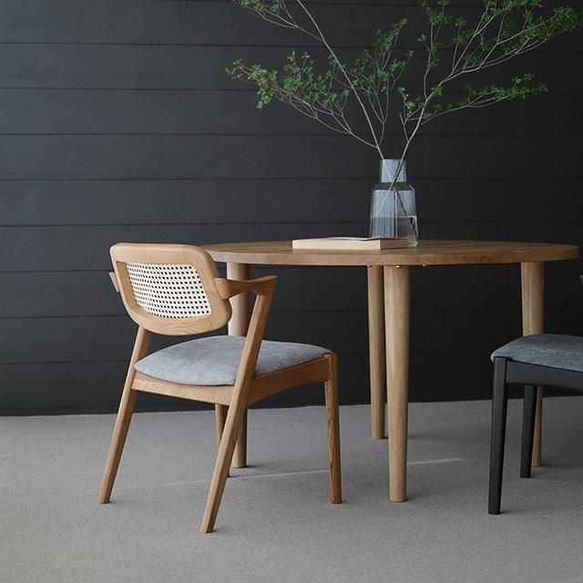 C26ハーフアームチェア（籠目編み・ナチュラル）