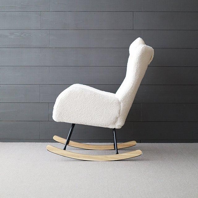 C59ロッキングボアチェア｜アイボリー