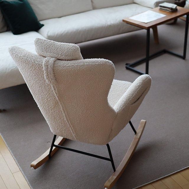 C59ロッキングボアチェア｜アイボリー