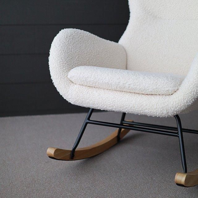 C59ロッキングボアチェア｜アイボリー