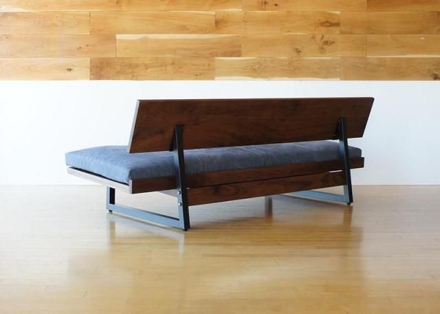 広松木工 FREXソファ 196 3人掛け サイドテーブル オットマン付き FREX ウッドソファ196 - 広松木工