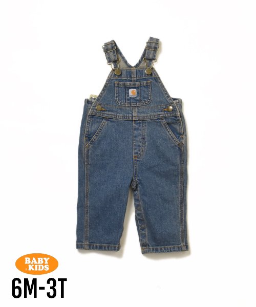 【Carhartt】Denim Bib Overall 6M-3T(6ヶ月～3歳）-RAYDY