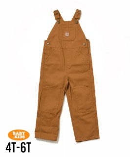 【Carhartt】Washed Duck Bib Overall 4T-6T(4歳〜6歳）