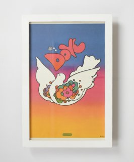 【Vintage Art Poster】Peter Max 『DOVE』#3