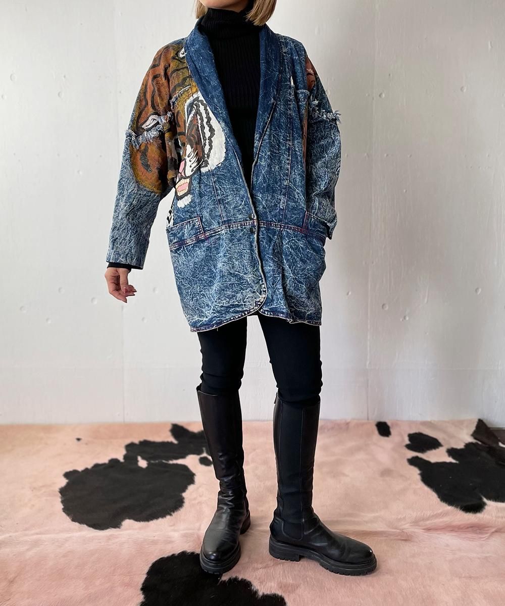 P-11 Handwriting Tiger Paint Wash Denim Vintage JacketMade in U.S.A
                      </a>
          <a href=