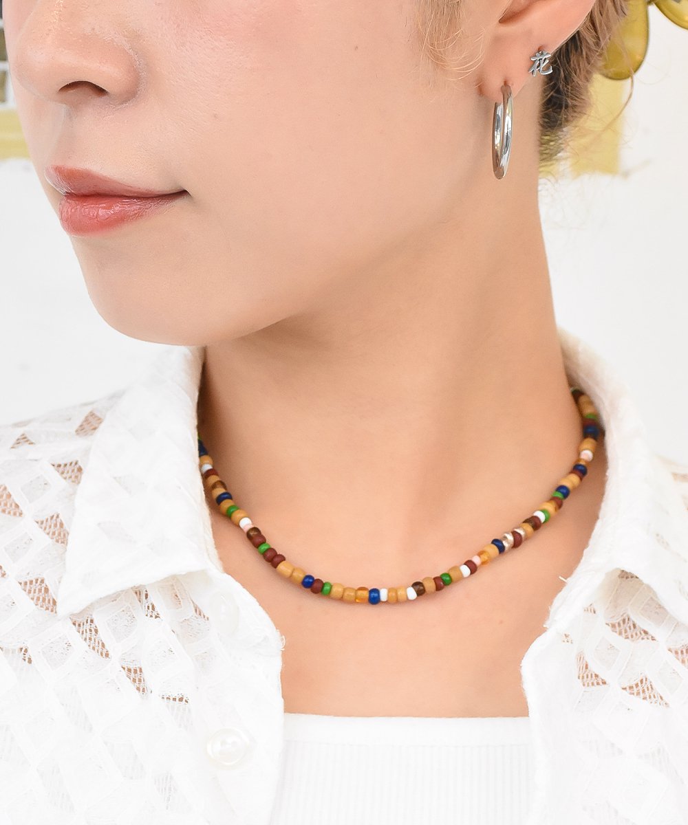 Folk/NRAYDYMurano Glass Beads Necklace/40cm/45cm(Sedona)
                      </a>
          <a href=