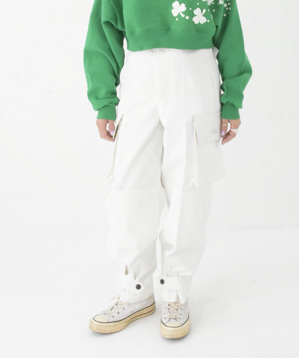【Surplus】M-47 French Replica Field Cargo Pants  (White)<img class='new_mark_img2' src='https://img.shop-pro.jp/img/new/icons56.gif' style='border:none;display:inline;margin:0px;padding:0px;width:auto;' />