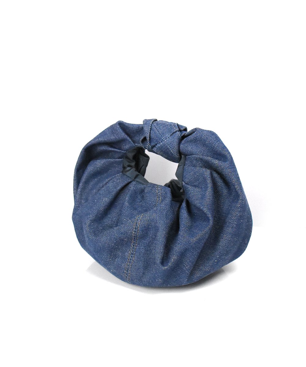 【HELOYSE】Croissant Jdenim Mini Bag (Blue)