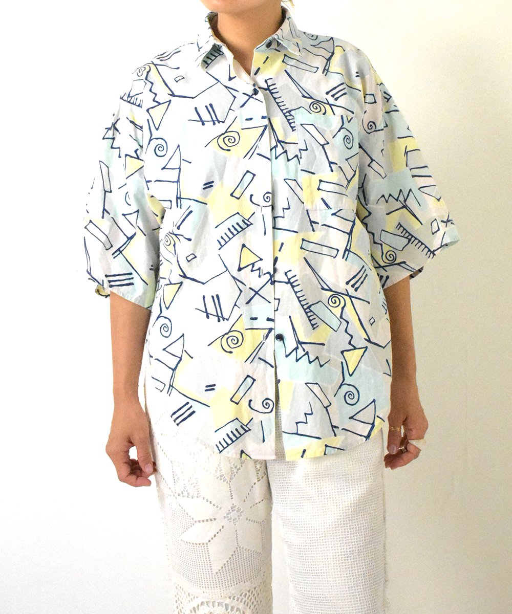【P-11】Vintage Shirt / 80s Made In U.S.A.