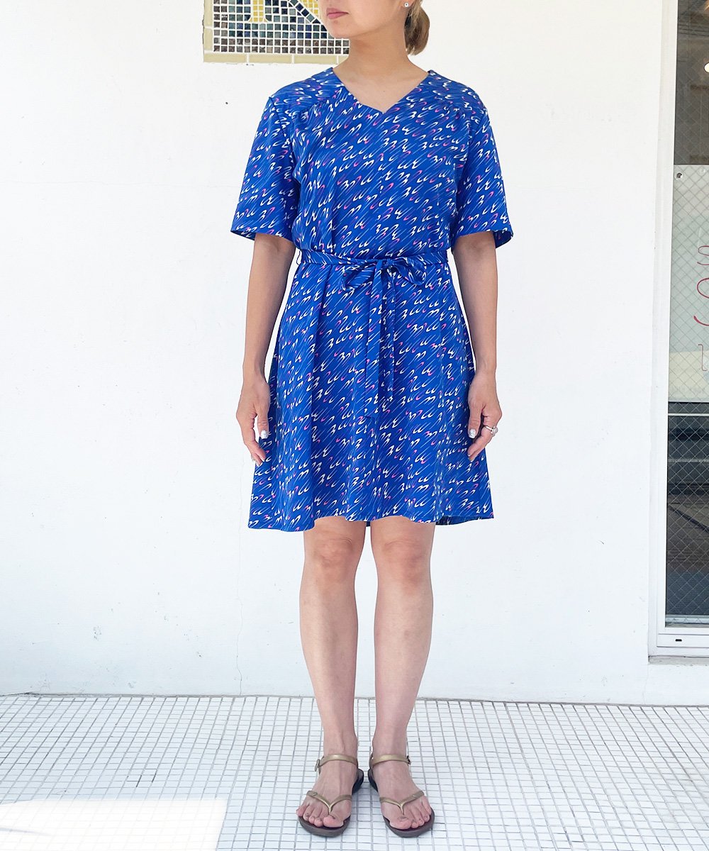 【P-11】Blue Vintage One-Piece/80'S Made In France-RAYDY-レイディオフィシャルサイト