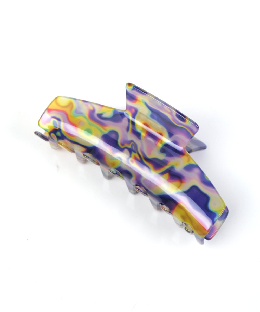 Psychedelic Purple Hair Clip