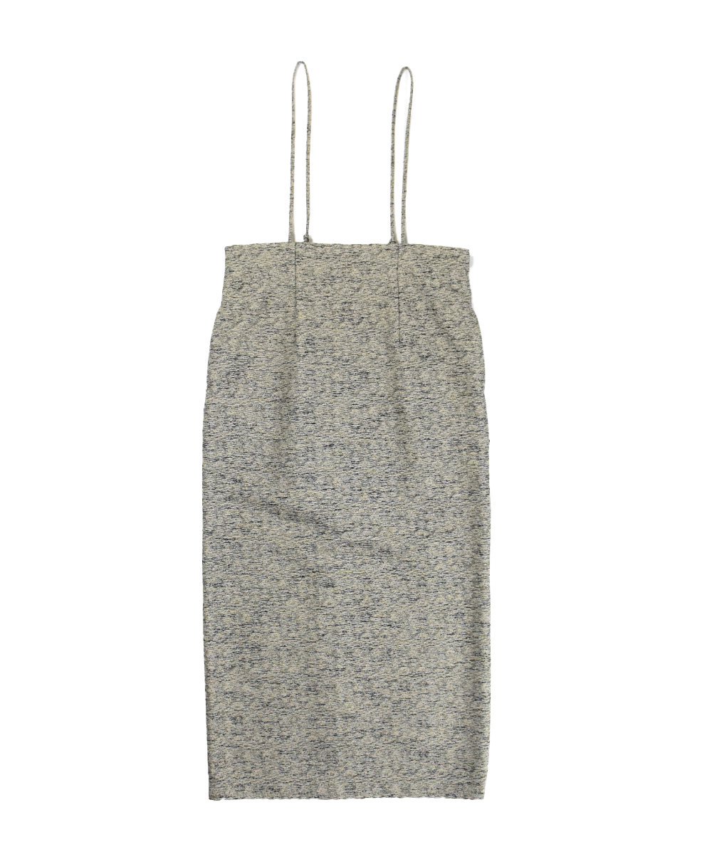 【CHIGNON】Tweed Skirt With Suspension(2Color)