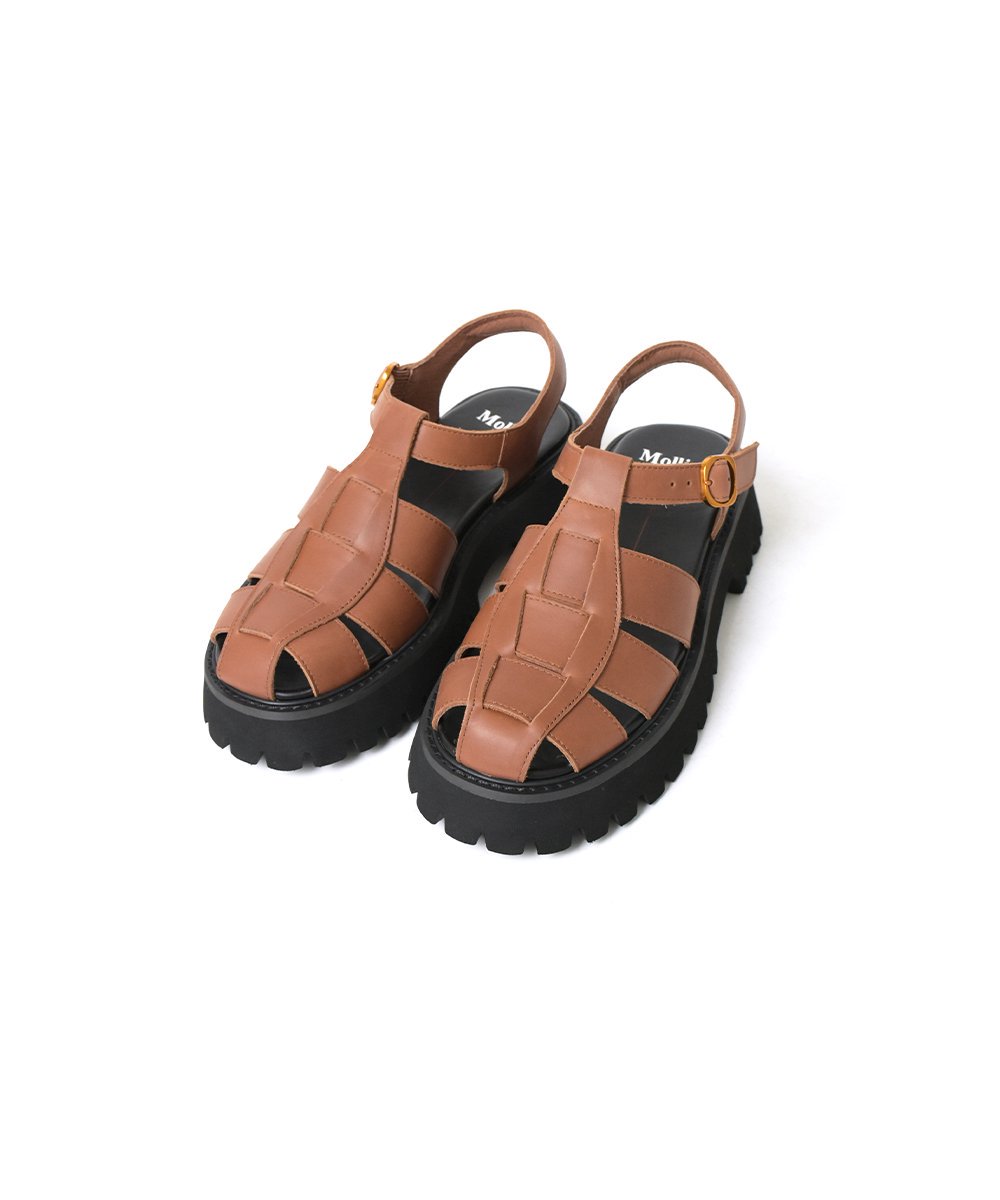 【Mollini】SKOUT-MO (CHESTNUT-BLACK SOLE)<img class='new_mark_img2' src='https://img.shop-pro.jp/img/new/icons8.gif' style='border:none;display:inline;margin:0px;padding:0px;width:auto;' />