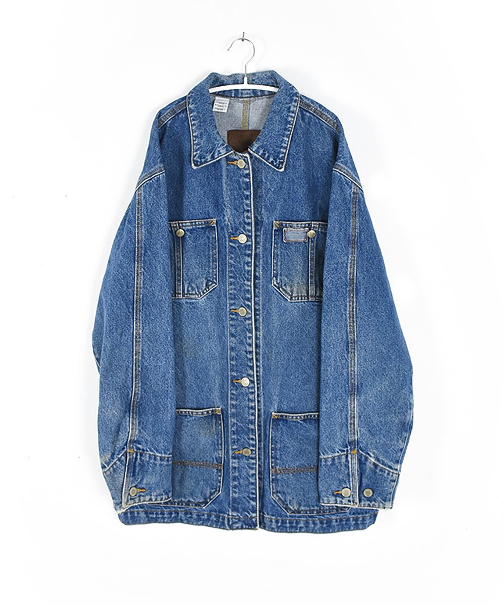 RAYDY VintageLauren Jeans Denim Coveralls Made in U.S.A. (Blue)<img class='new_mark_img2' src='https://img.shop-pro.jp/img/new/icons8.gif' style='border:none;display:inline;margin:0px;padding:0px;width:auto;' />