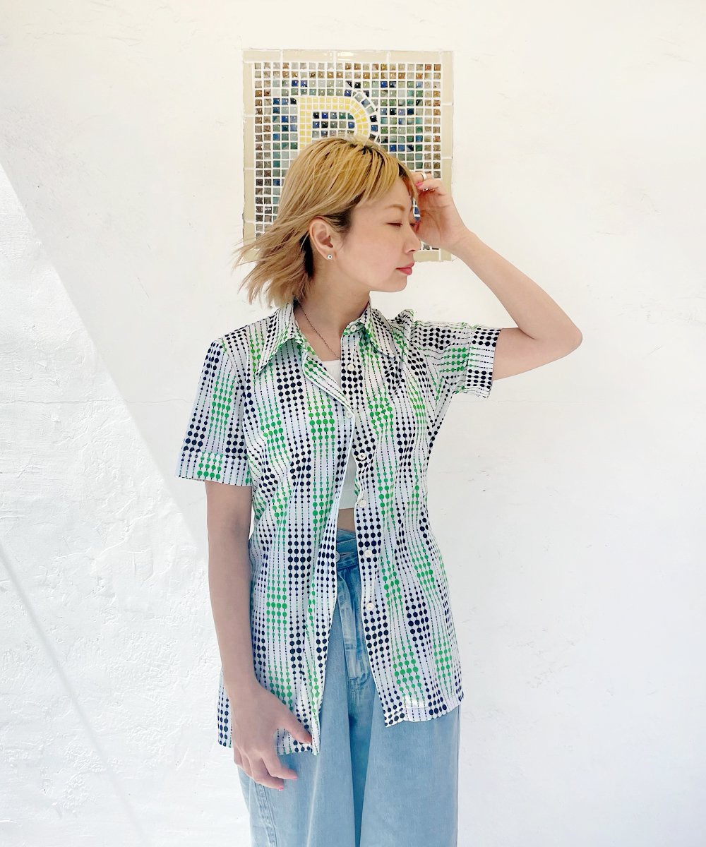 RAYDY VintageVintage Mix Dot Shirt<img class='new_mark_img2' src='https://img.shop-pro.jp/img/new/icons8.gif' style='border:none;display:inline;margin:0px;padding:0px;width:auto;' />