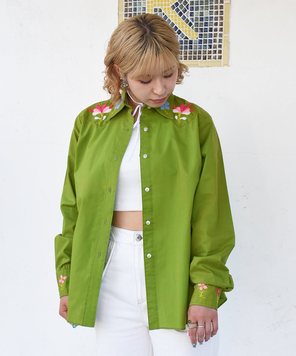 RAYDY VintageVintage Flower Stitch Shirt (Leaf Green)
                      </a>
          <a href=