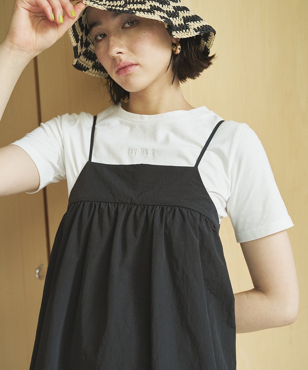 UNSPAREFlare summer dress (Black)<img class='new_mark_img2' src='https://img.shop-pro.jp/img/new/icons20.gif' style='border:none;display:inline;margin:0px;padding:0px;width:auto;' />