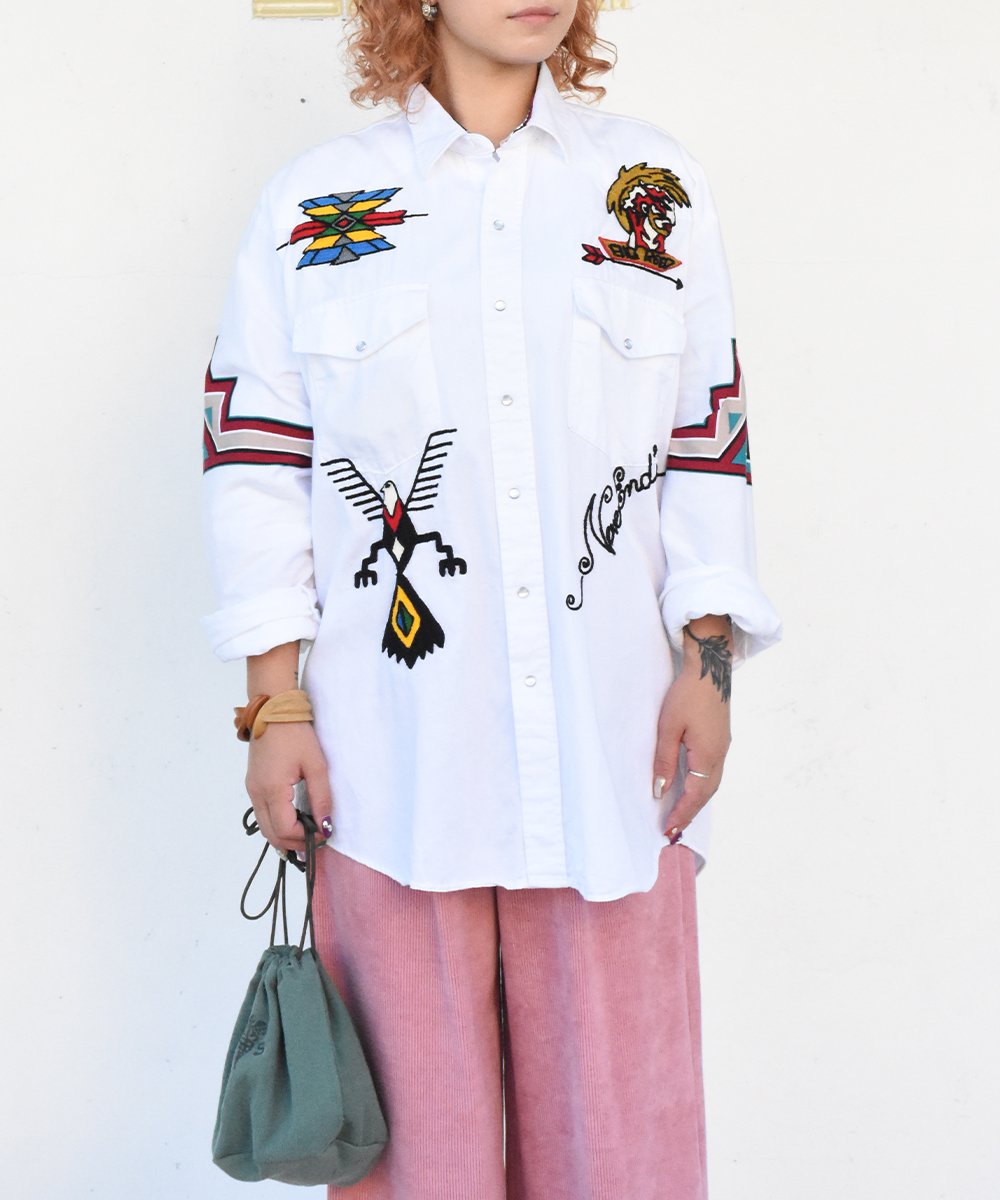 RAYDY VintageRemake Shirt Jacket (Ivory)<img class='new_mark_img2' src='https://img.shop-pro.jp/img/new/icons8.gif' style='border:none;display:inline;margin:0px;padding:0px;width:auto;' />