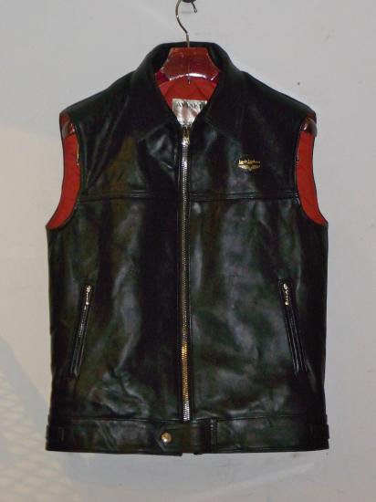 Lewis Leathers】 No.393 PLAINSMAN VEST Hard Sheep - SIDESTAND