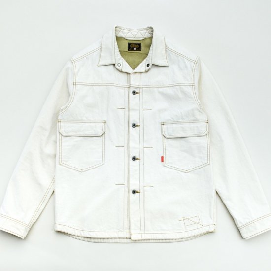 【GERUGA】　DENIM SHIRTS　ECRU - SIDESTAND