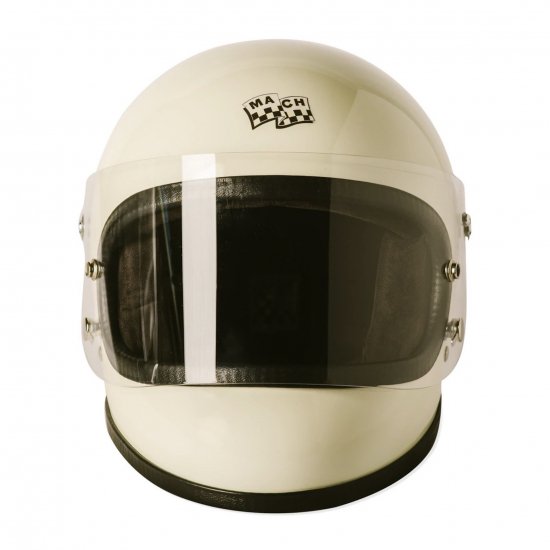 McHAL】 MACH APOLLO FULL FACE HELMET IVORY - SIDESTAND