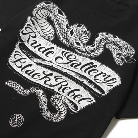 最安プラン RUDE GALLERY ストール（RUDE 総柄 タトゥー REBEL BLACK 小物
