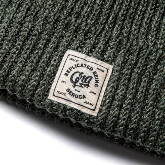 GERUGA】 LOW-GAUGE KNIT CAP DARK GRAY - SIDESTAND