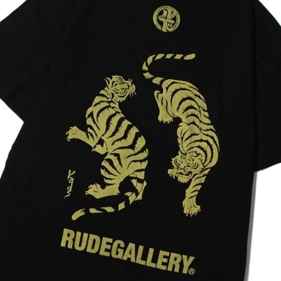 ルードギャラリー/Rudegallery 虎刺繍 半袖シャツ RUDE GALLERY ルードギャラリー × Kads MIIDA カッズミイダ DUB
