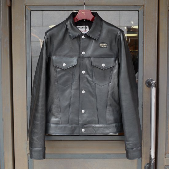 Lewis Leathers】 No.988 WESTERN JACKET Sheep Vegetable Tanned 