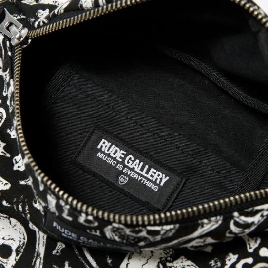 ガイコツの地図 WAIST BAG (WHITE) / RUDE GALLERY | CROSS ROAD