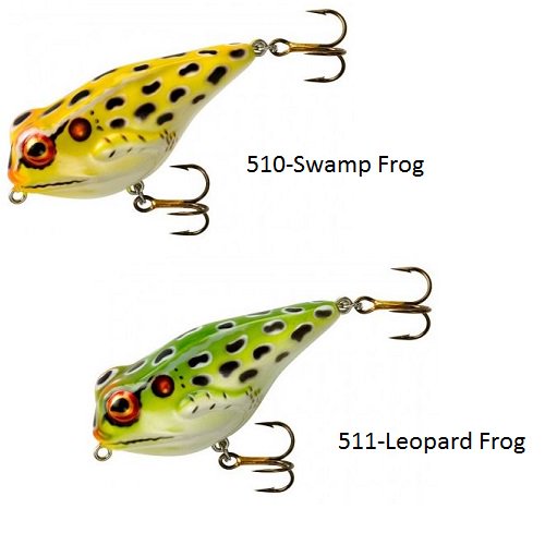 Rebel Lures Frog-R Topwater Fishing Lure, 2 3/8 Inch, 5/16 Ounce