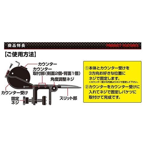 PROX ワンタッチワカサギ外しアイアンクロー(カウンター付