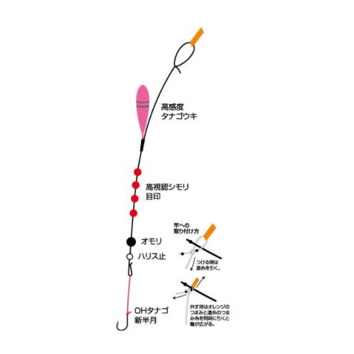 オーナー たなごウキ仕掛 36244(R-6244) - 玉屋釣具店 通販ショップ